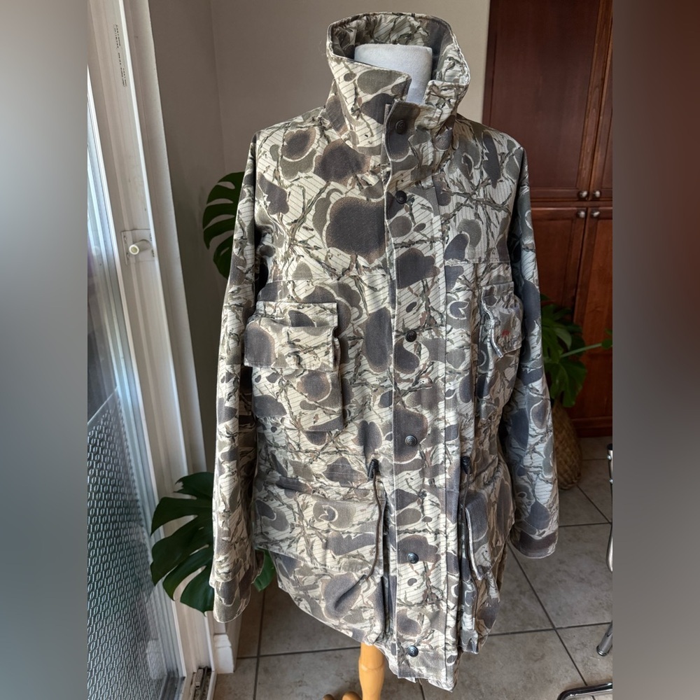 Vintage 10X Gore-Tex Camouflage Hunting Jacket‎ | Multi-Pocket Coat Men’s M